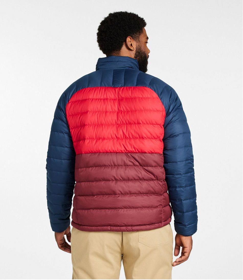 Men's Bean's Down Jacket, Colorblock - Image 7