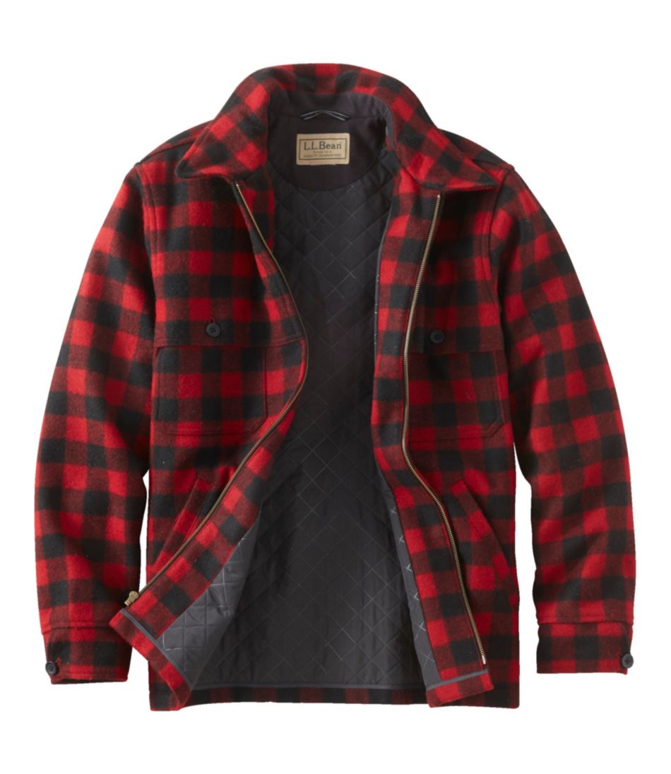 Men's Maine Guide Zip-Front Jac-Shirt with PrimaLoft, Plaid - Image 10
