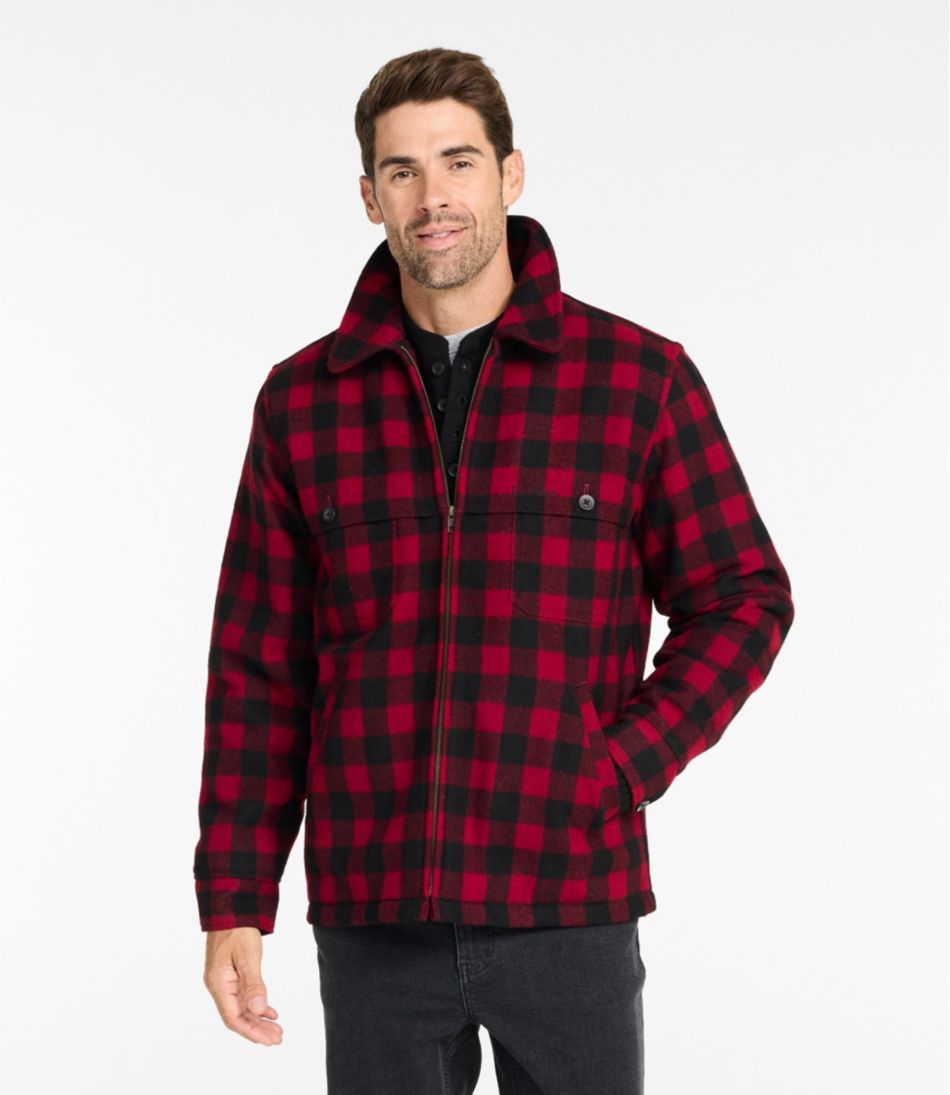 Men's Maine Guide Zip-Front Jac-Shirt with PrimaLoft, Plaid - Image 2