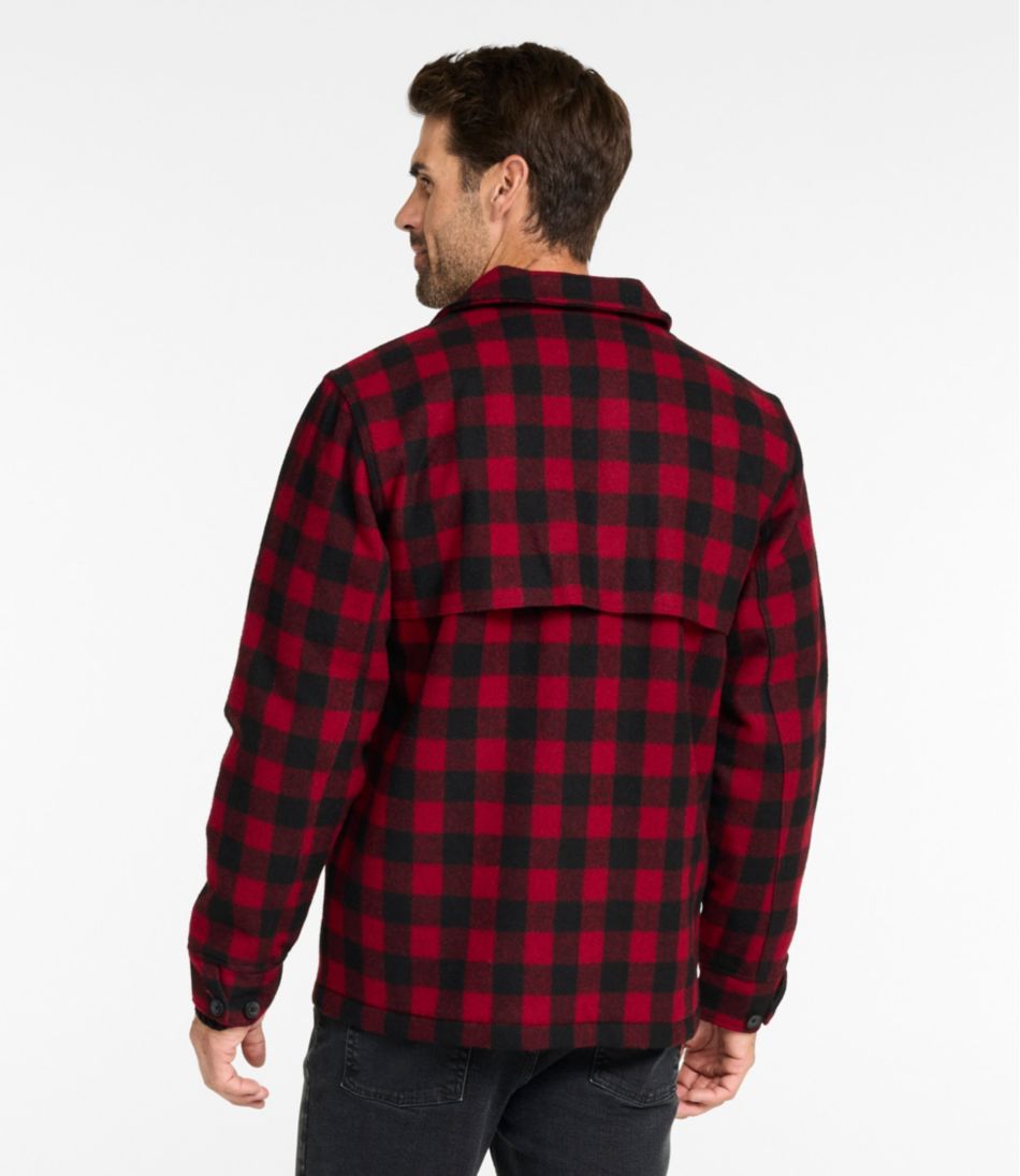 Men's Maine Guide Zip-Front Jac-Shirt with PrimaLoft, Plaid - Image 3