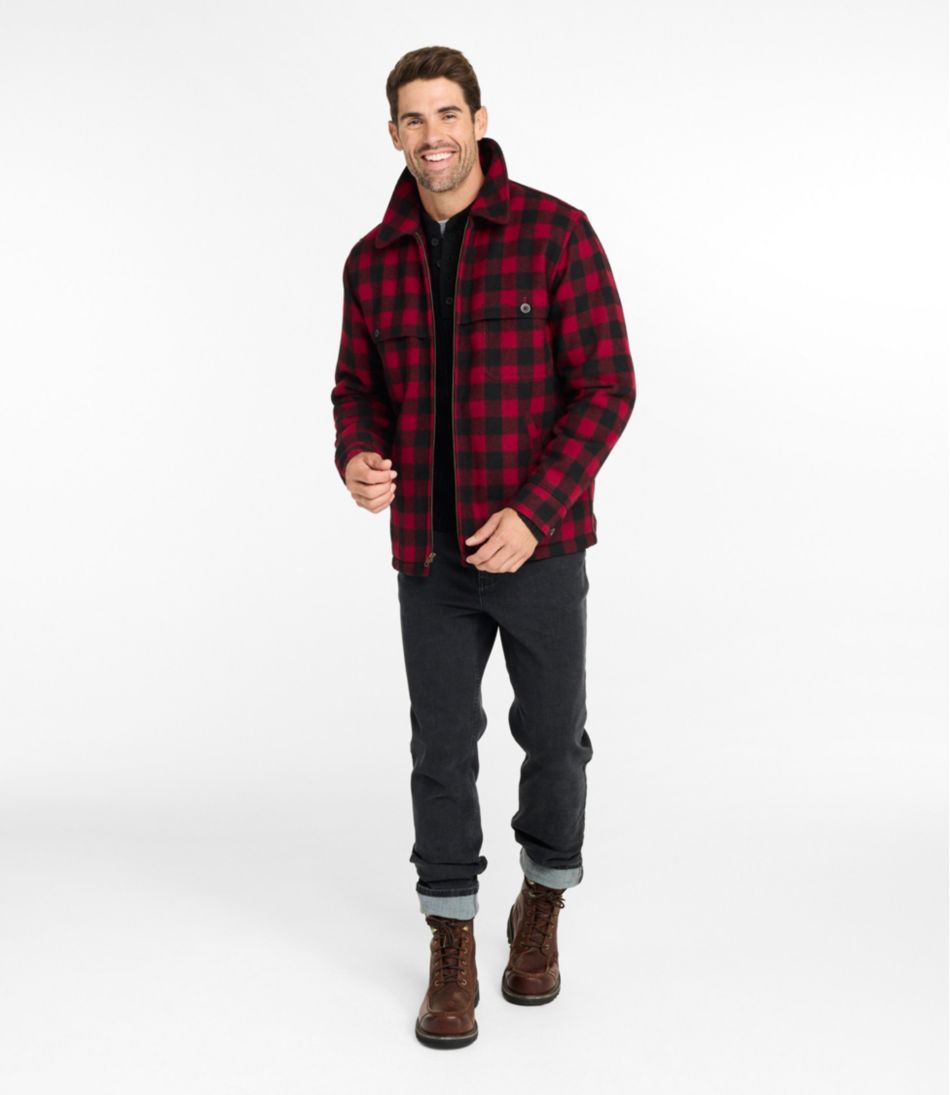 Men's Maine Guide Zip-Front Jac-Shirt with PrimaLoft, Plaid - Image 4