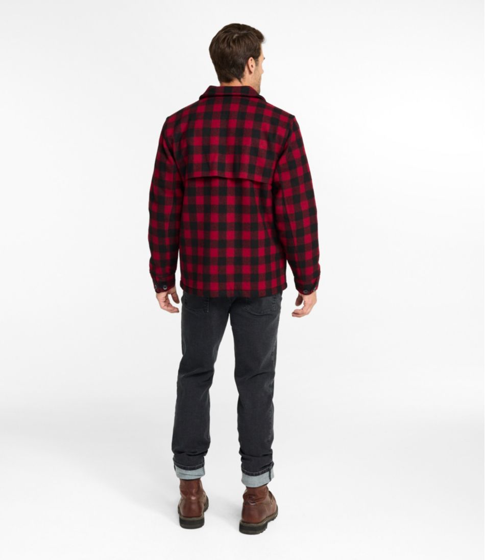 Men's Maine Guide Zip-Front Jac-Shirt with PrimaLoft, Plaid - Image 5