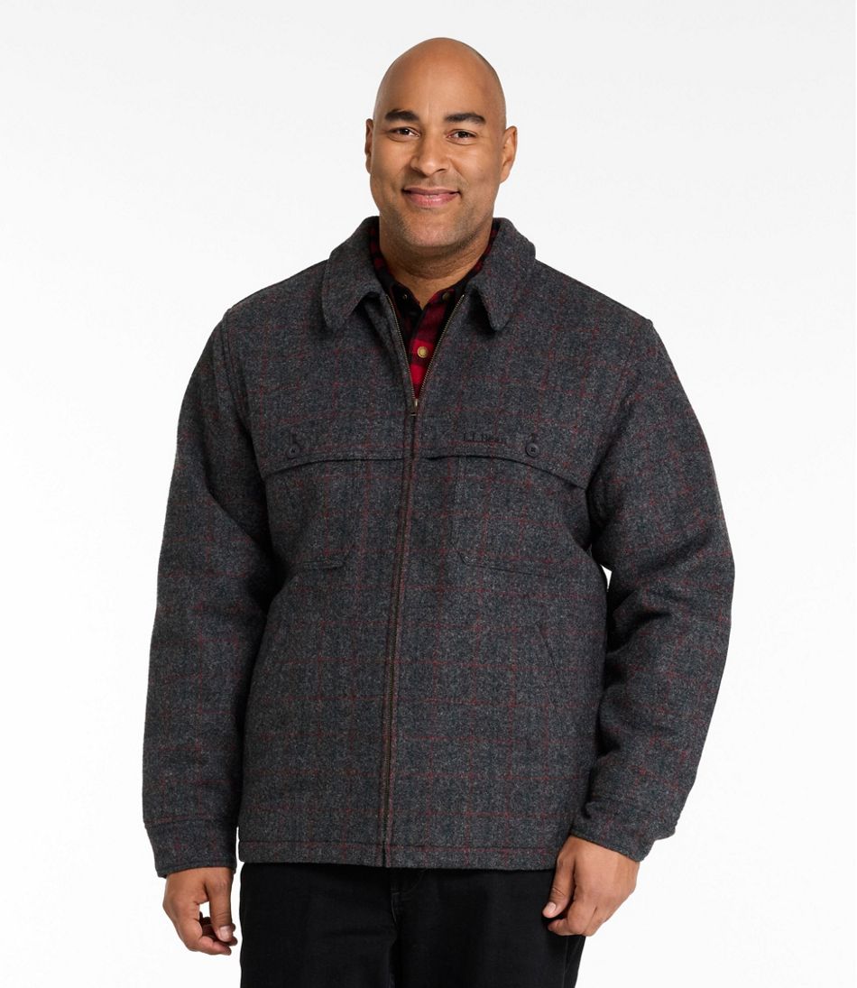 Men's Maine Guide Zip-Front Jac-Shirt with PrimaLoft, Plaid - Image 6