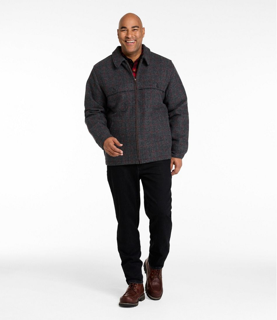 Men's Maine Guide Zip-Front Jac-Shirt with PrimaLoft, Plaid - Image 8
