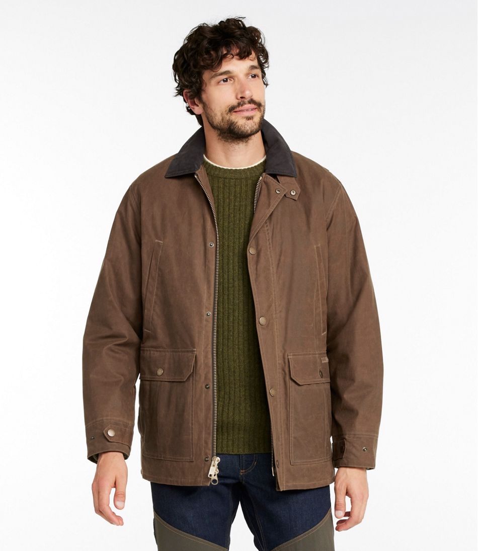 Men's Double L Waxed-Cotton Upland Coat - Image 2