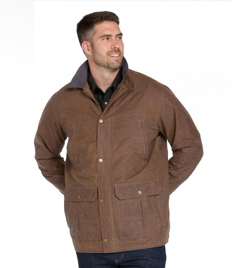 Men's Double L Waxed-Cotton Upland Coat - Image 4