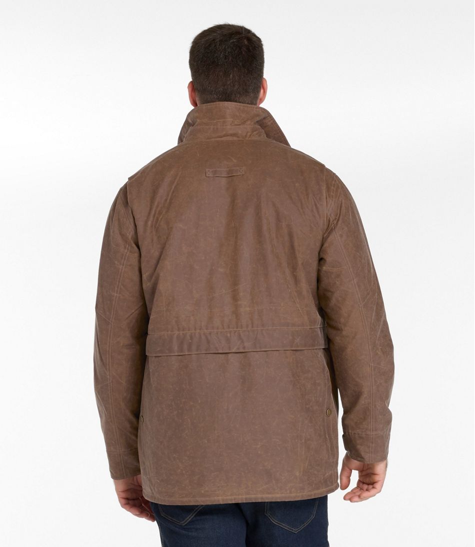 Men's Double L Waxed-Cotton Upland Coat - Image 5