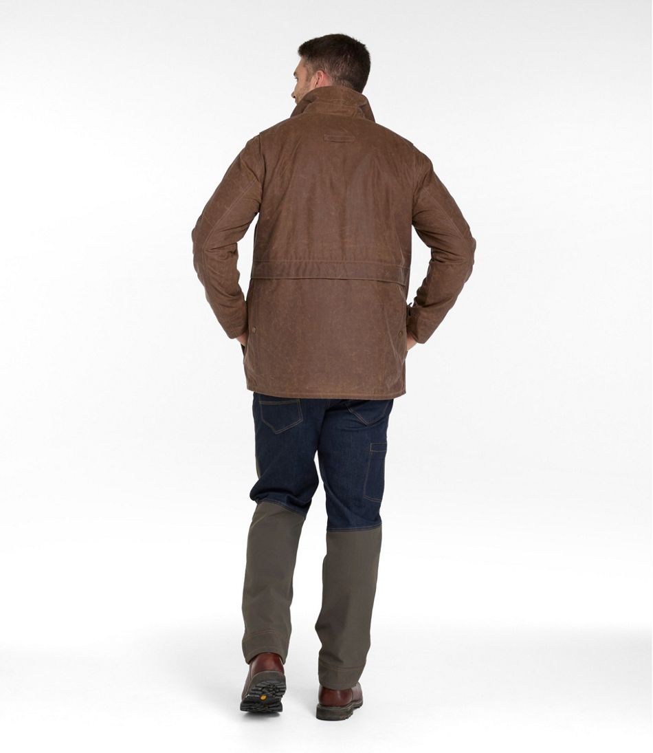 Men's Double L Waxed-Cotton Upland Coat - Image 7