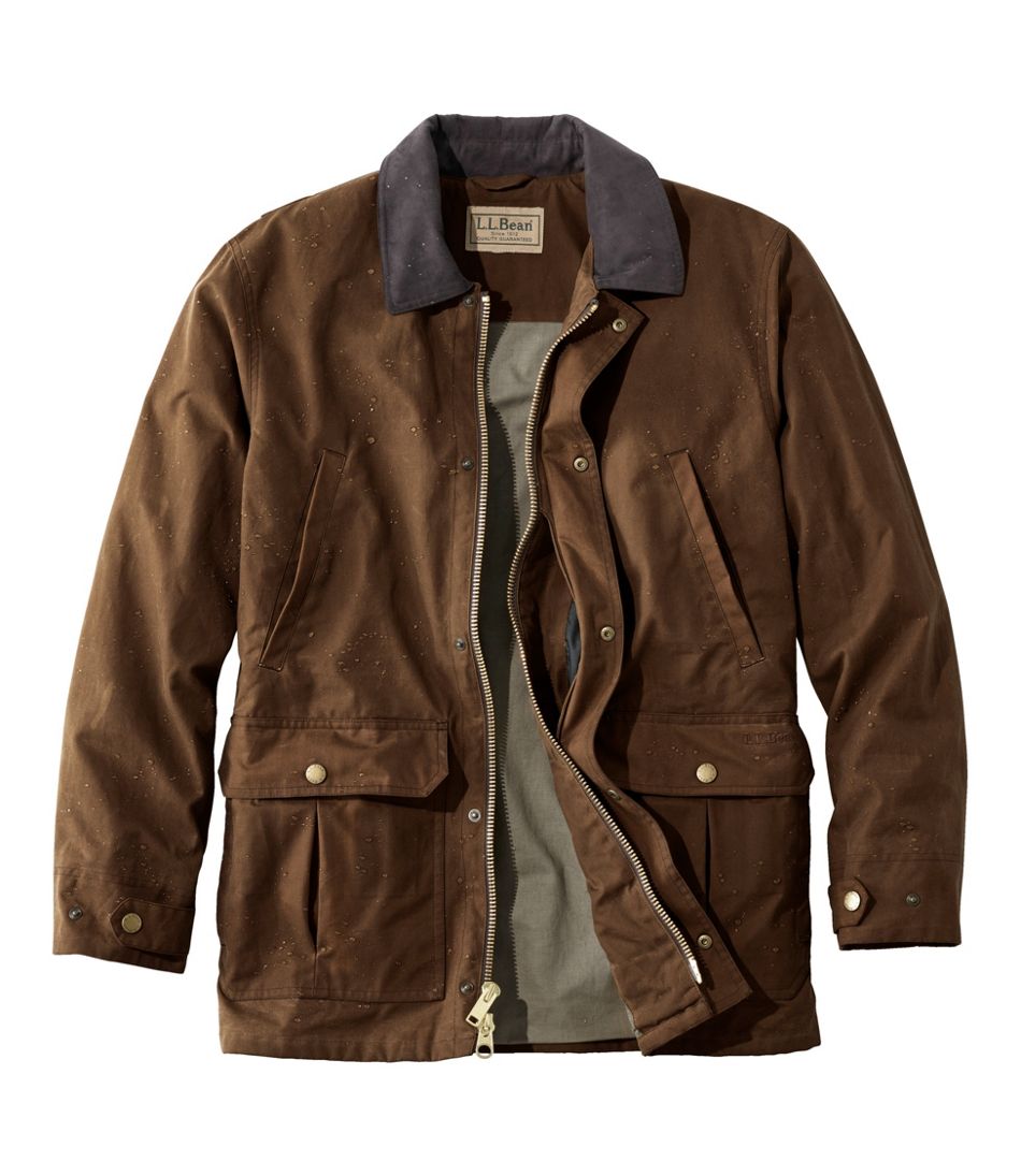 Men's Double L Waxed-Cotton Upland Coat - Image 8