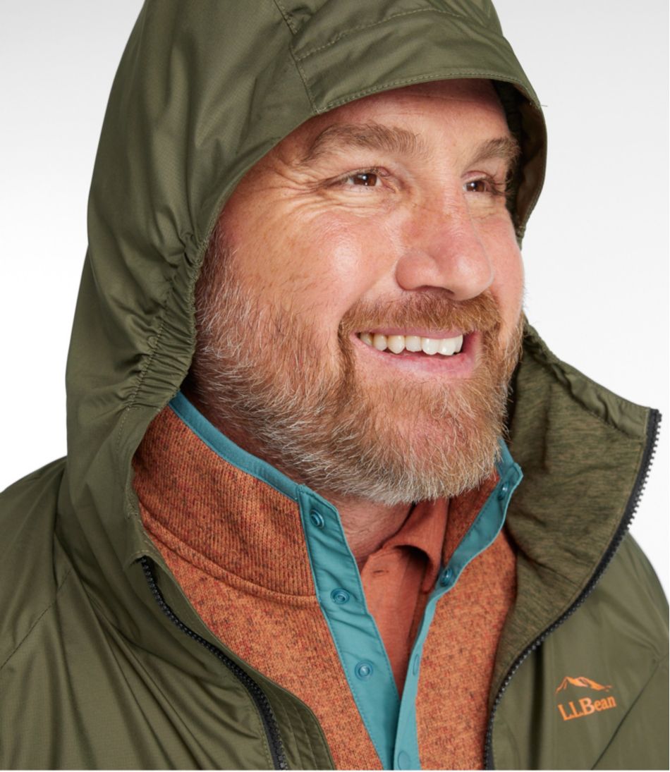 Men's Bean's Performance Fleece-Lined Windbreaker Jacket - Image 7