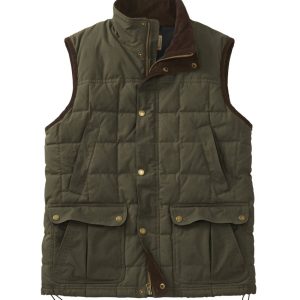 Men's L.L.Bean Upcountry Waxed Cotton Down Vest