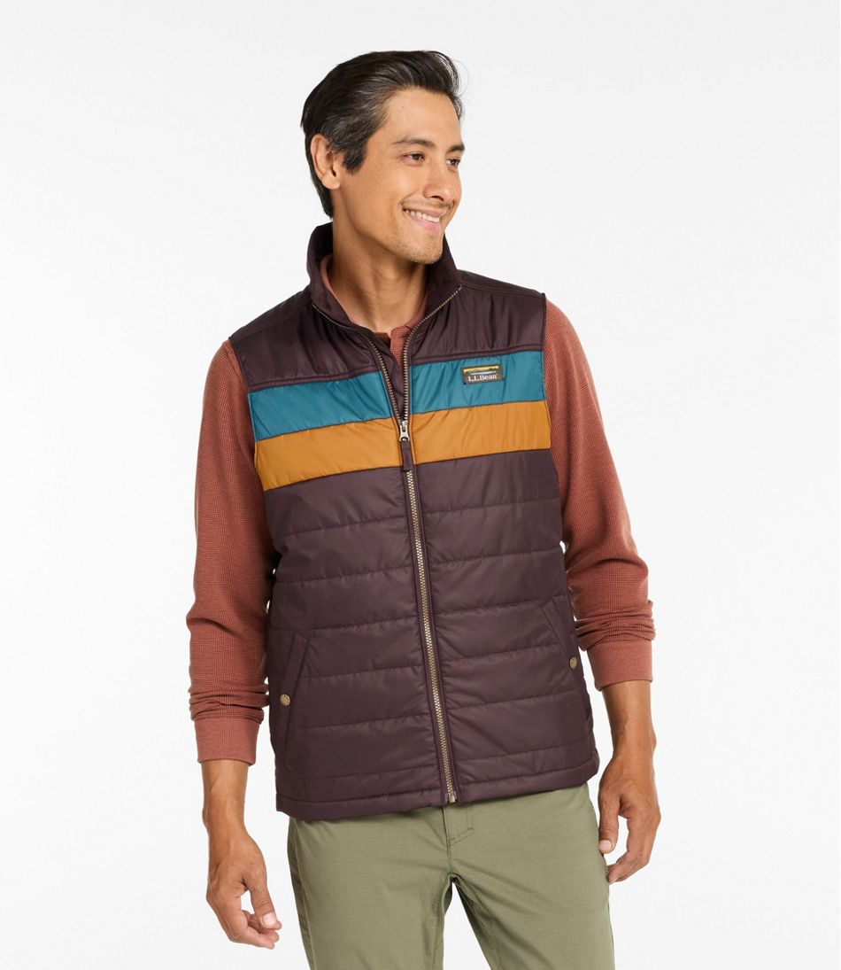 Men's Mountain Classic Puffer Vest, Colorblock - Image 2