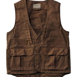 Men's Double L Waxed-Cotton Upland Vest