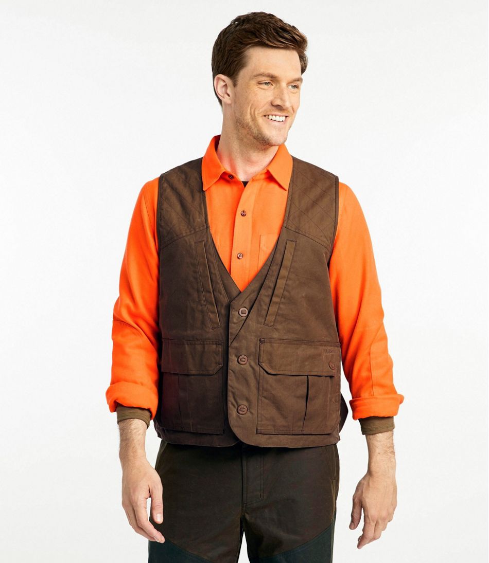 Men's Double L Waxed-Cotton Upland Vest - Image 2