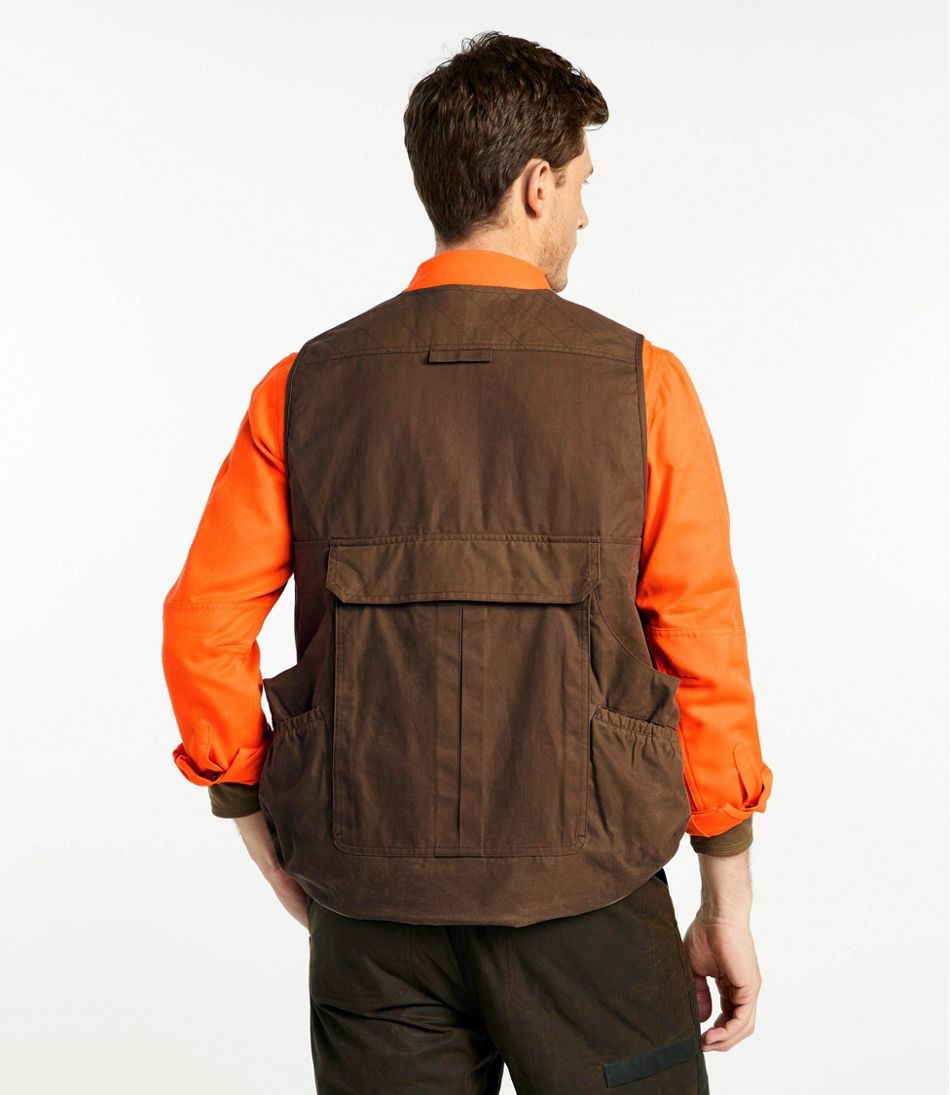 Men's Double L Waxed-Cotton Upland Vest - Image 3