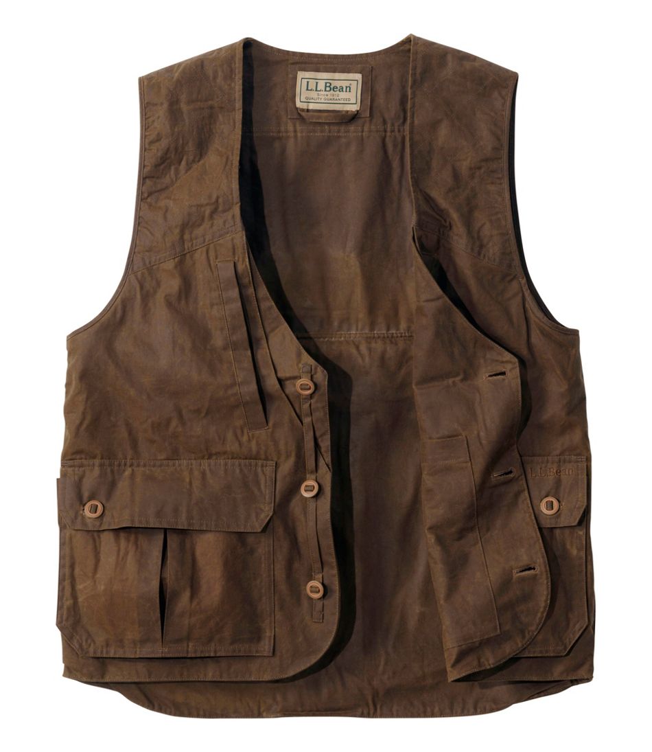 Men's Double L Waxed-Cotton Upland Vest - Image 4