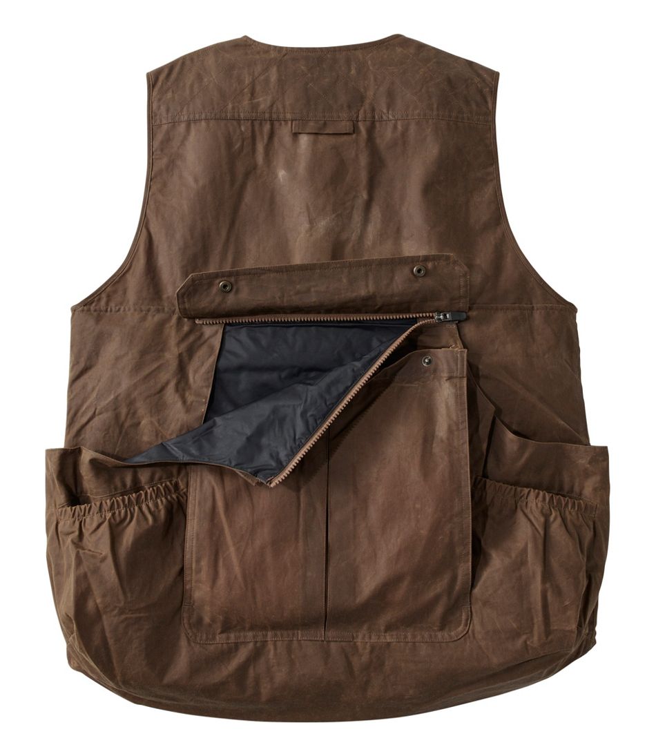 Men's Double L Waxed-Cotton Upland Vest - Image 5