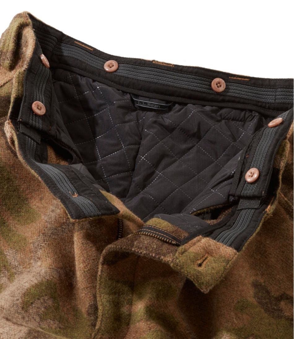 Men's Maine Guide Wool Pants with PrimaLoft, Camouflage - Image 4