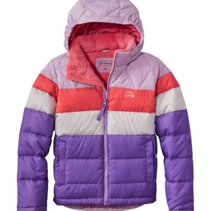 Kids' Bean's Down Jacket, Colorblock