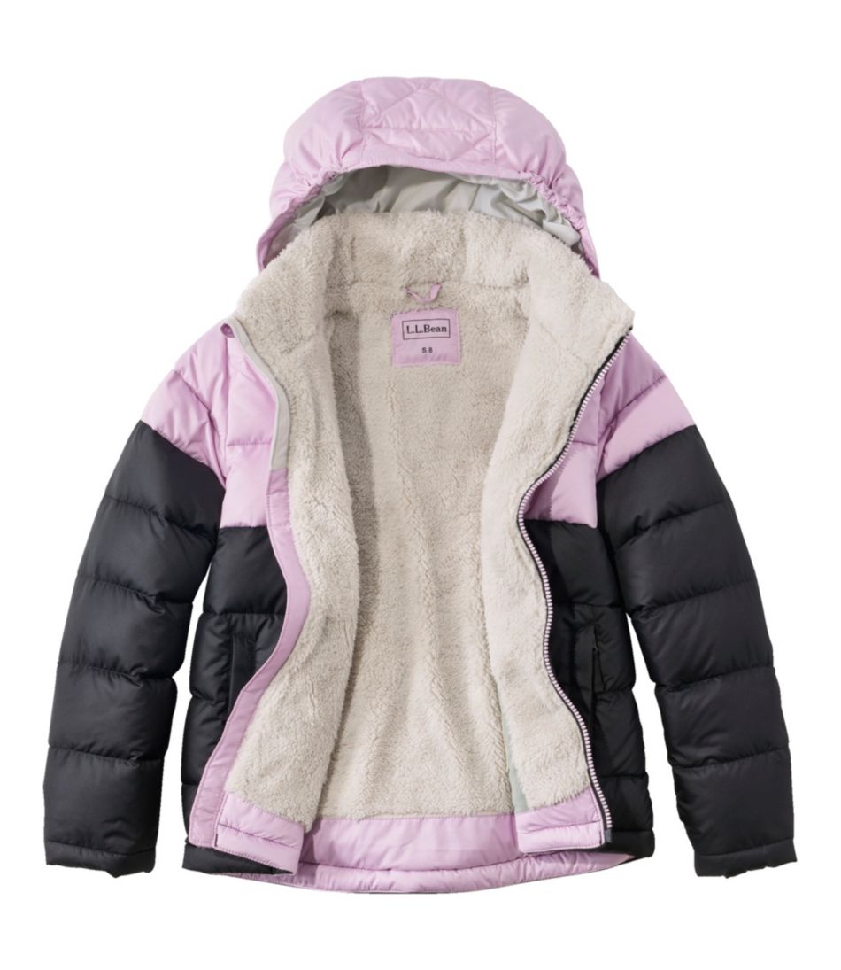 Kids' Bean's Down Jacket, Colorblock - Image 5
