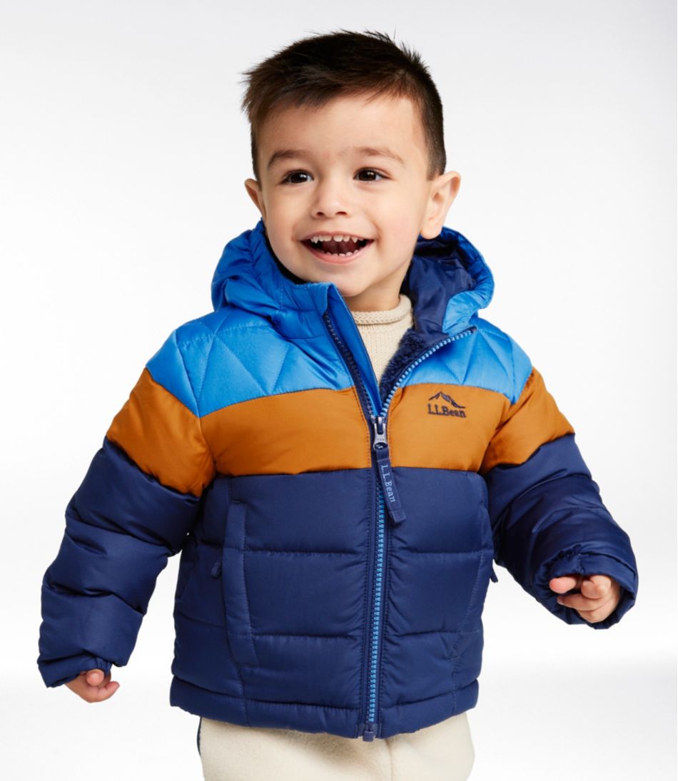 Infants' and Toddlers' Bean's Down Jacket, Colorblock - Image 2