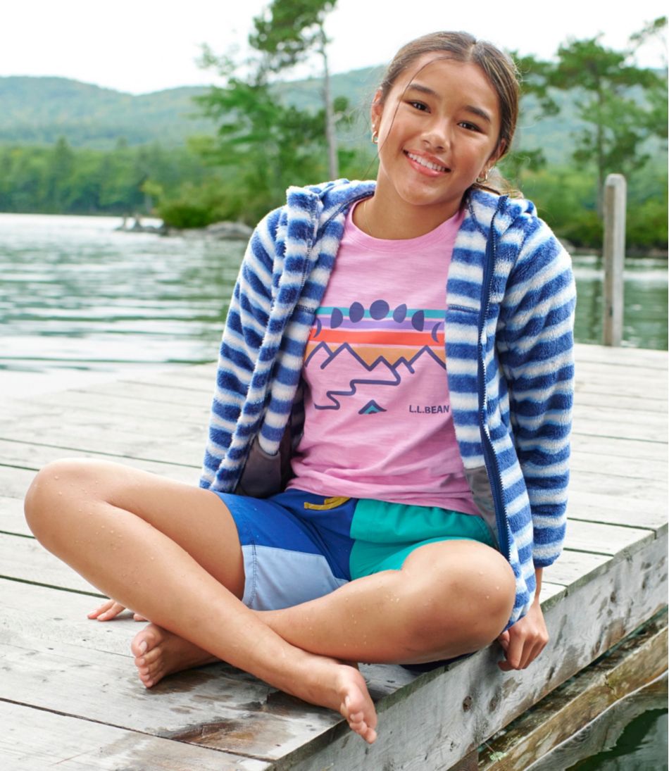 Kids' L.L.Bean Hi-Pile Fleece, Print - Image 10