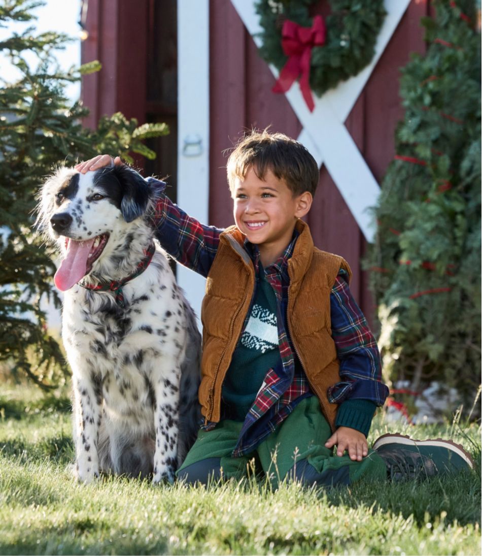 Kids' Bean's Down Corduroy Vest - Image 11