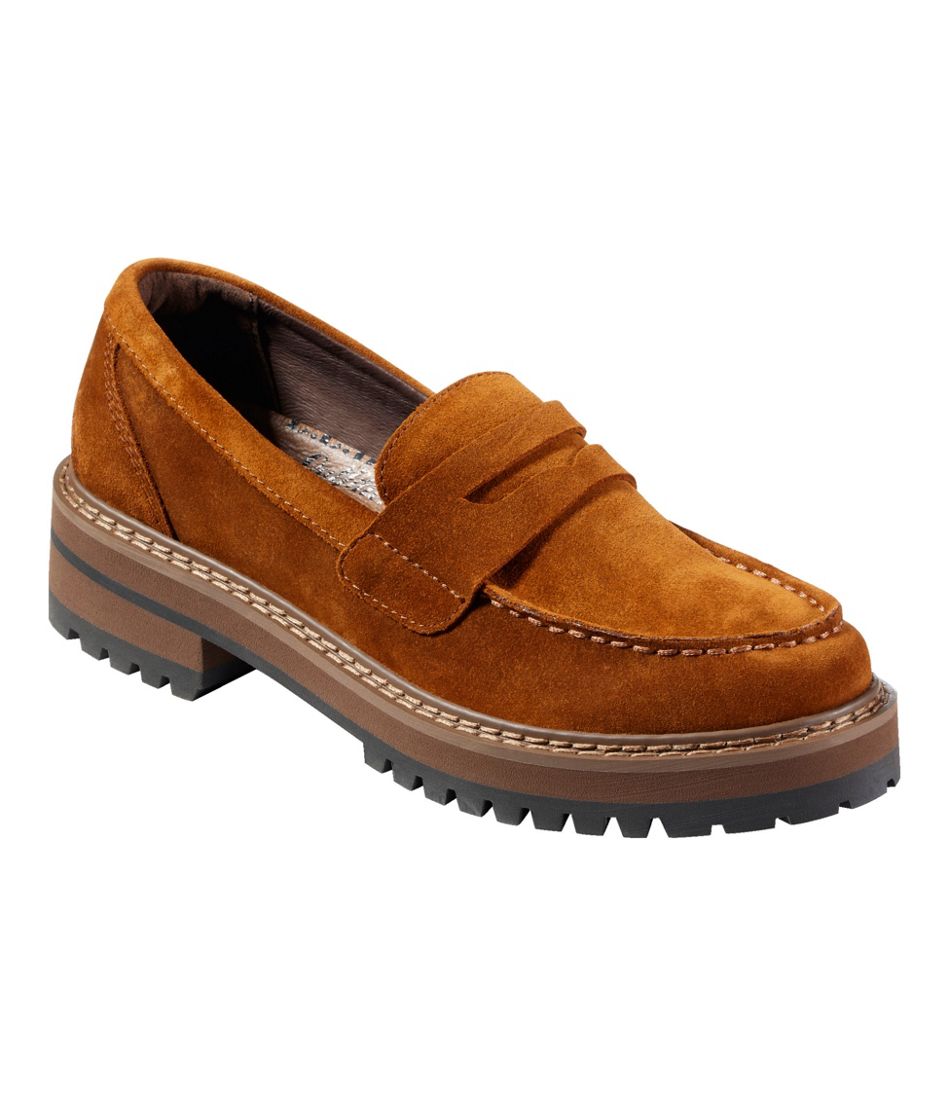 Women's Camden Hills Penny Loafers, Suede - Image 6
