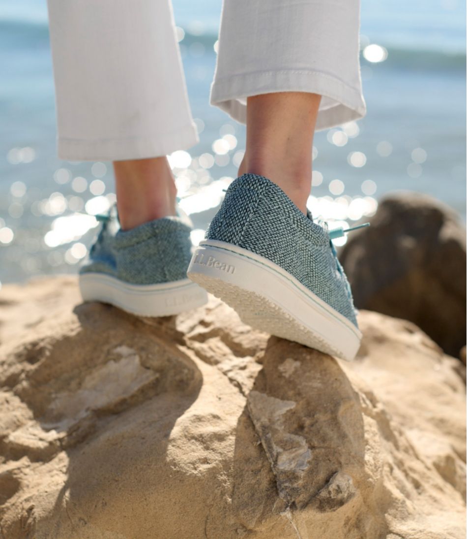 Women's Higgins Beach 4-Eye Slip-Ons, Fabric - Image 7