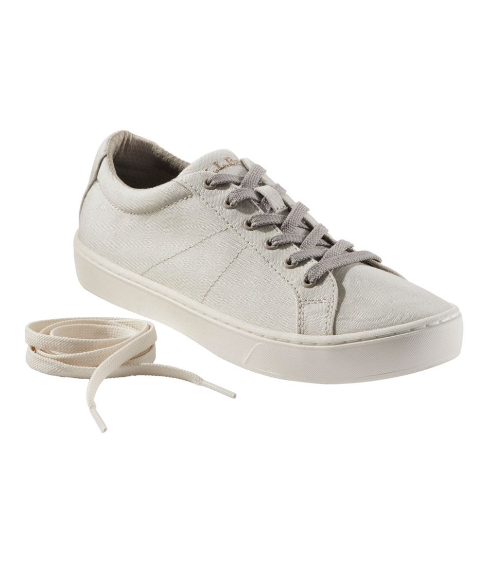 Women's Eco Bay Canvas Sneakers, Lace-Up - Image 7