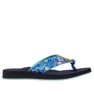 Women's Maine Isle Flip-Flops, Woven Print