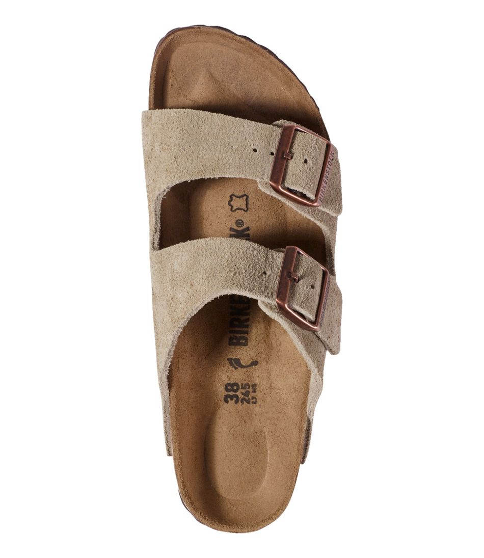 Women's Birkenstock Arizona Sandals, Suede, Classic Footbed - Image 4