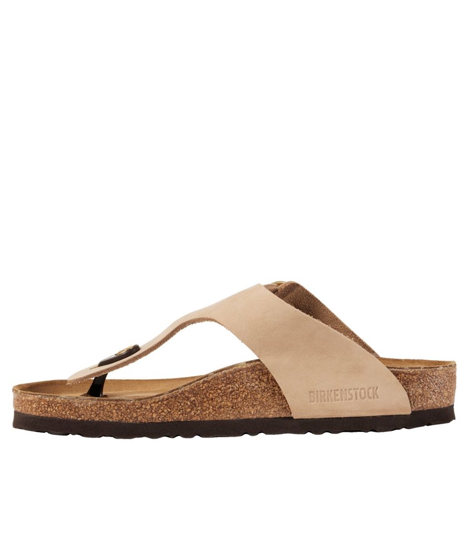Women's Birkenstock Big Buckle Gizeh Sandals, Nubuck - Image 2