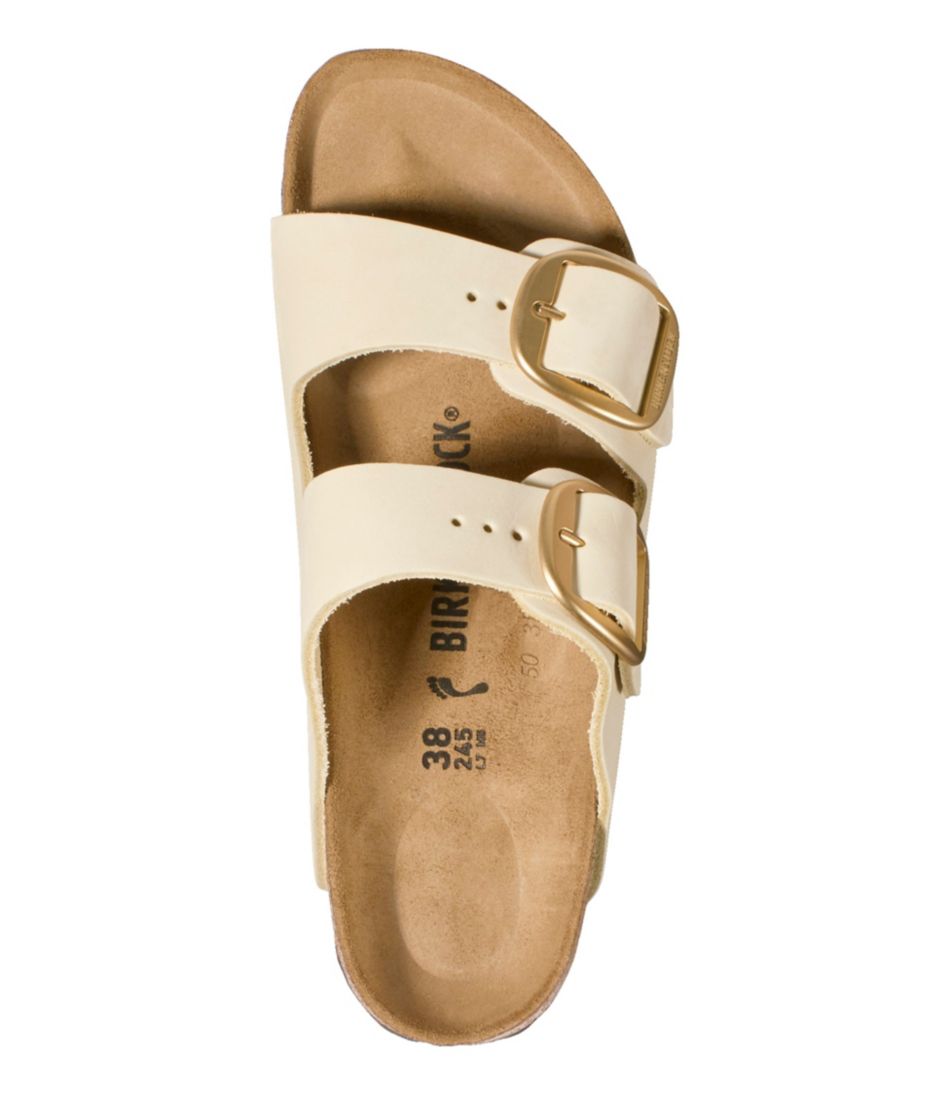 Women's Birkenstock Big Buckle Arizona Sandals, Nubuck - Image 4