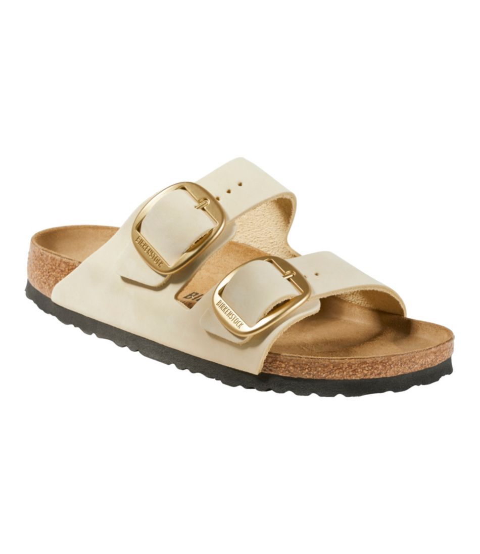 Women's Birkenstock Big Buckle Arizona Sandals, Nubuck - Image 6