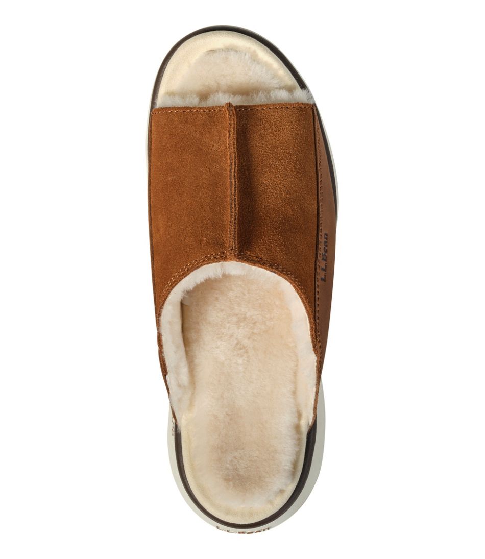 Women's Freeport Slides, Shearling-Lined - Image 4