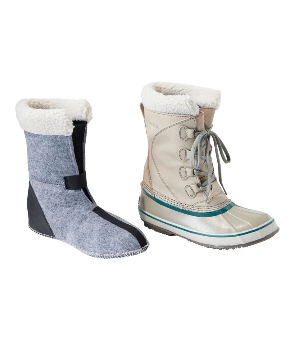 Women's Bean Snow Boot Liners - Image 5