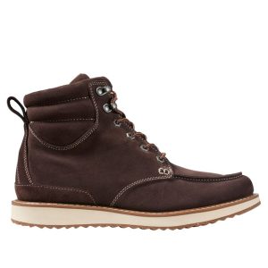 Men's Stonington Boots, Suede Moc-Toe