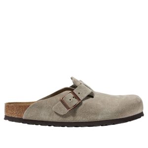 Men's Birkenstock Soft Footbed Boston Clogs, Suede