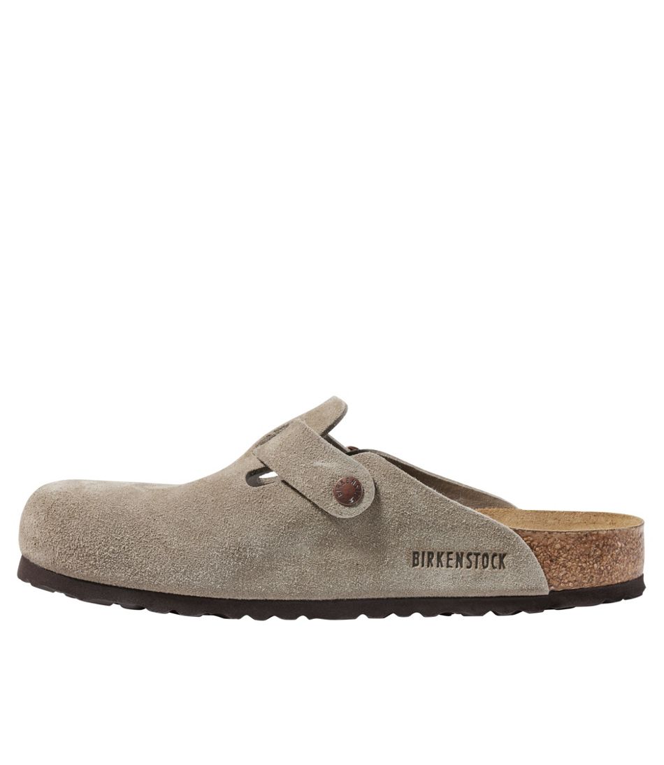 Men's Birkenstock Soft Footbed Boston Clogs, Suede - Image 2