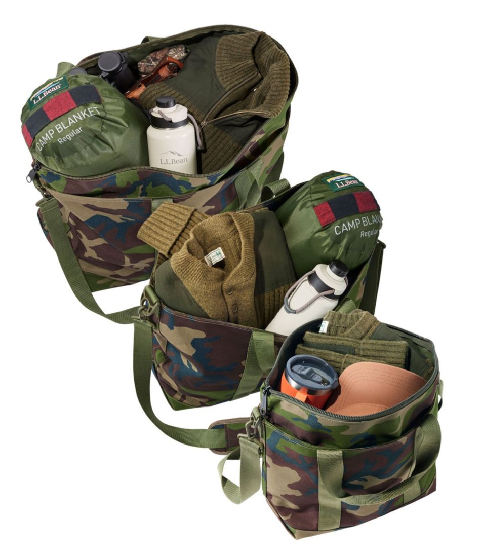 Zip Hunter's Tote Bag With Strap, Camo - Image 4