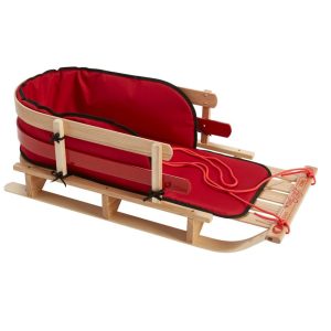 Kids' Pull Sled and Cushion Set