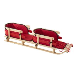 Kids' Pull Sled and Cushion Set, Tandem