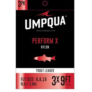 Umpqua Perform X Trout Leader, 3-Pack