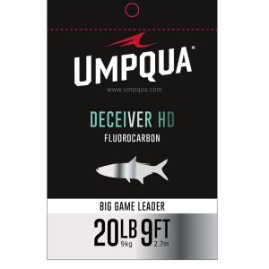 Umpqua Deceiver HD Big Game Fluorocarbon Leader, 9'