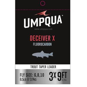 Umpqua Deceiver X Fluorocarbon Leaders, 9'