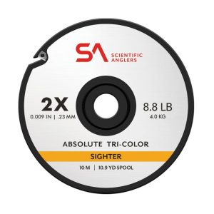 Scientific Angler Absolute Tri-Color Sighter Tippet, 10 meters
