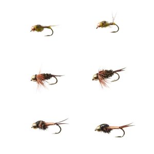Umpqua Six-Piece Bead Head Nymph Selection