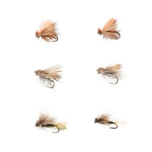 Umpqua Six-Piece Caddis Dry Fly Selection