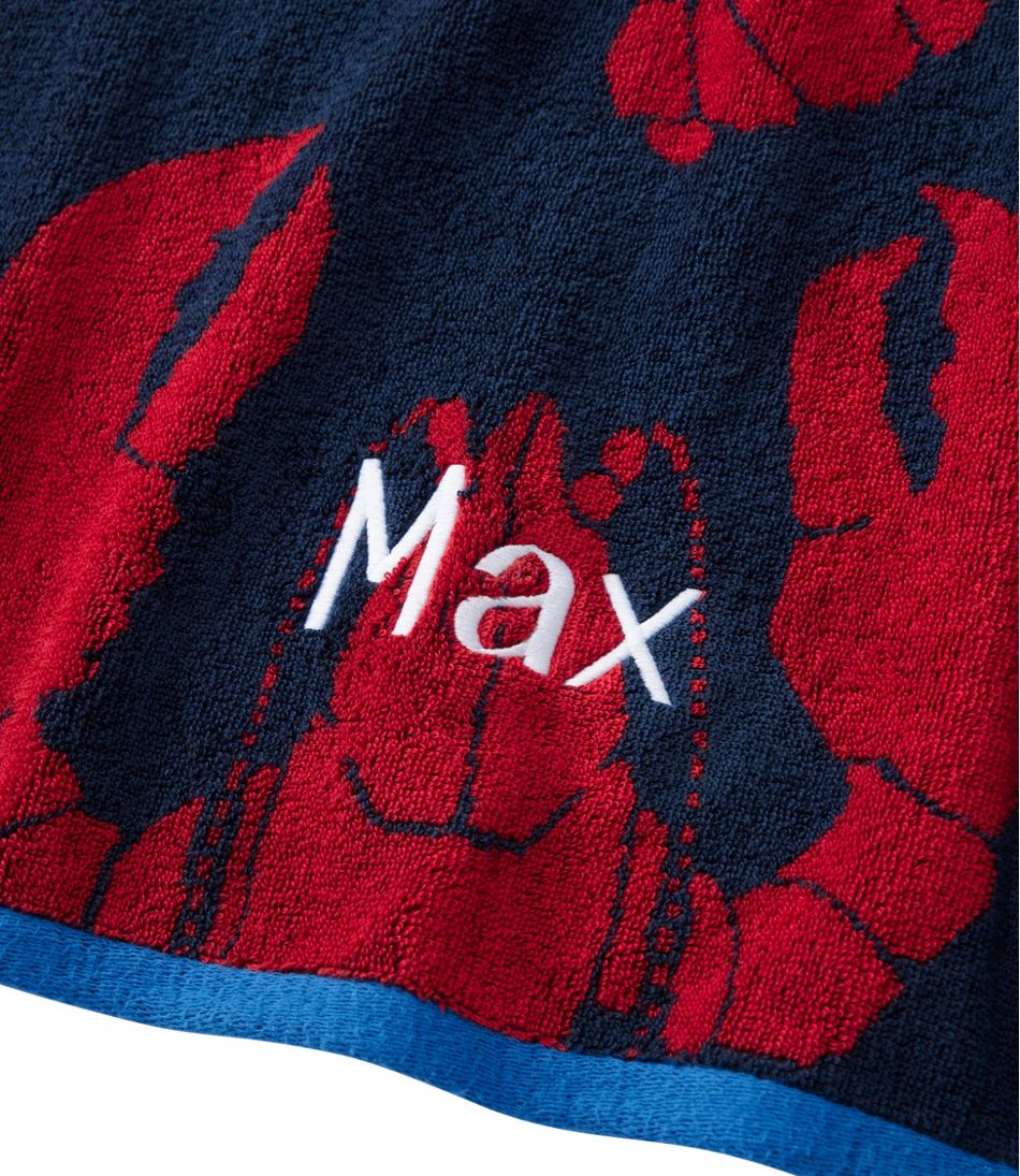 Seaside Beach Towel, Lobsters - Image 3